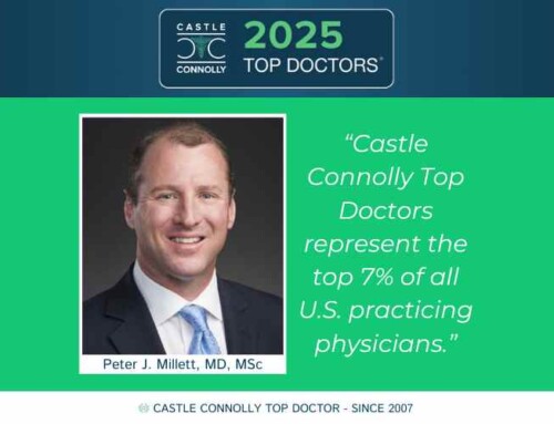 Peter J. Millett, MD is Named a Castle Connolly Top Doctor for 2025!